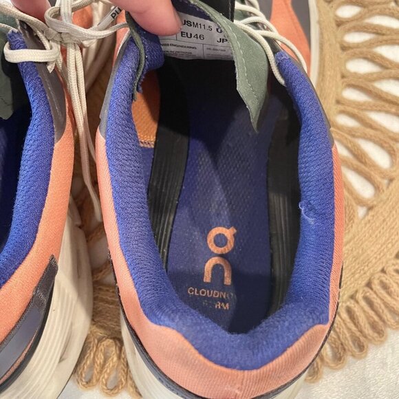 On Running Cloudnova Form Terracotta Forest Sneakers Men's 11.5 - Picture 12 of 13